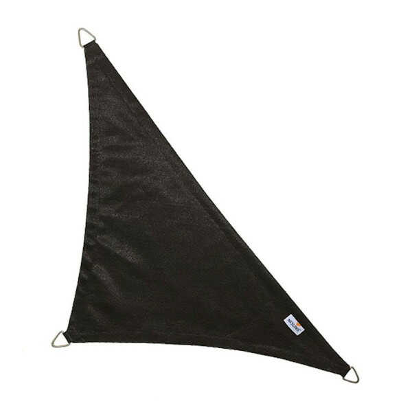 Τρίγωνο Πανί Σκίασης ΓΩΝΙΑ 90 μοίρες Χρώμα Μαύρο